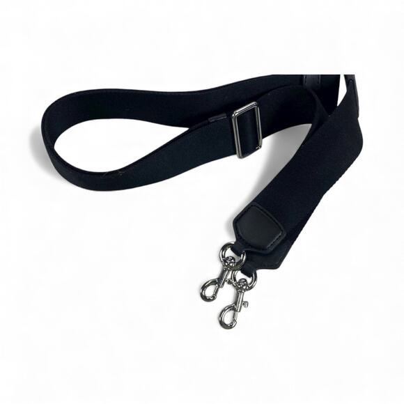 Marc Jacobs Black Canvas Tote Bag w/ Adjustable Shoulder Strap - Picture 4 of 8